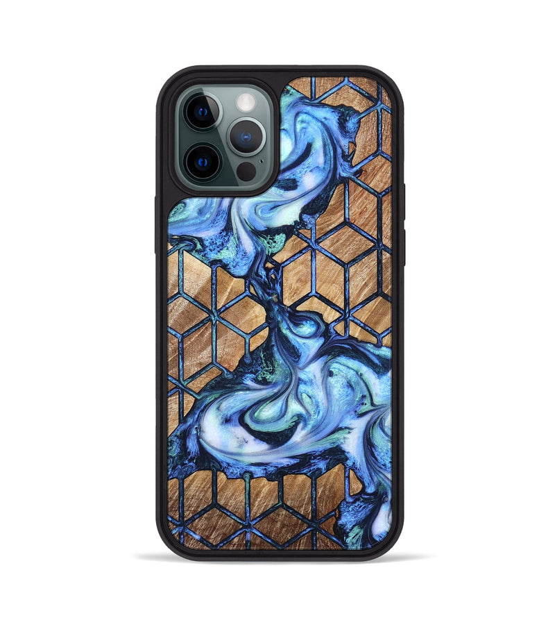 iPhone 12 Pro Wood Phone Case - Jamya (Pattern, 821093)