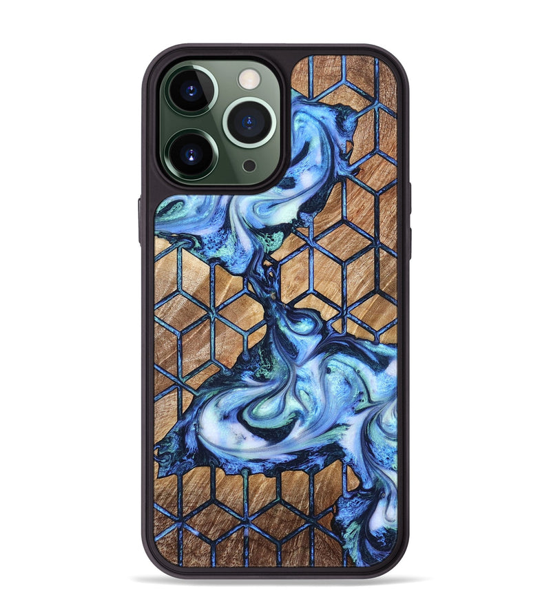 iPhone 13 Pro Max Wood Phone Case - Jamya (Pattern, 821093)