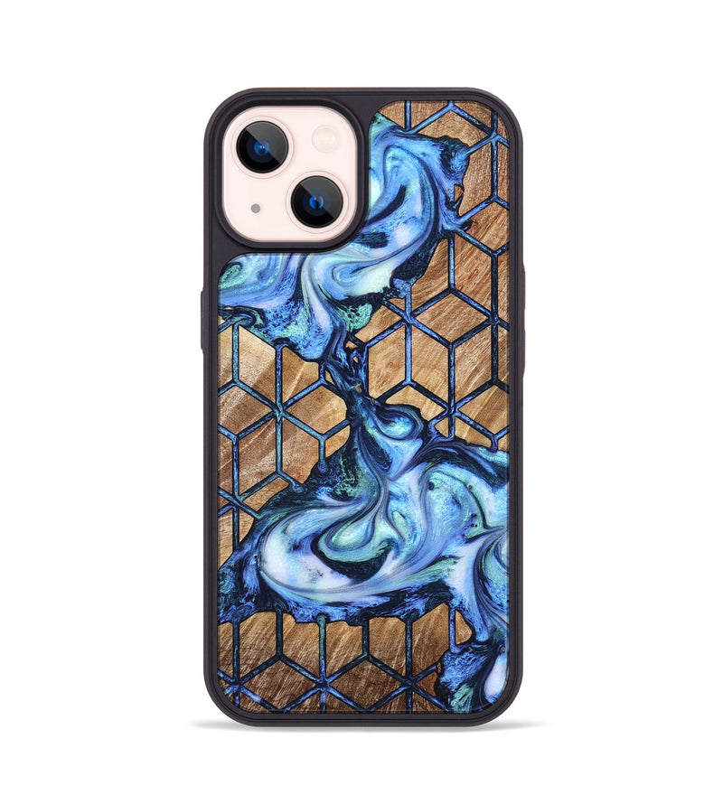 iPhone 14 Wood Phone Case - Jamya (Pattern, 821093)