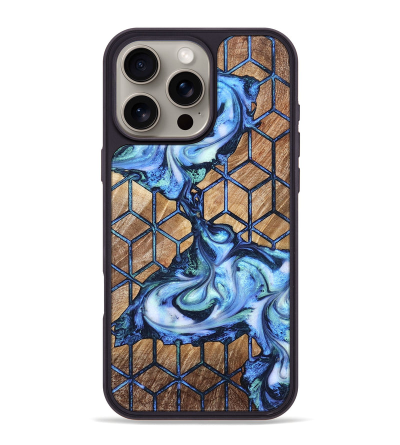 iPhone 16 Pro Max Wood Phone Case - Jamya (Pattern, 821093)