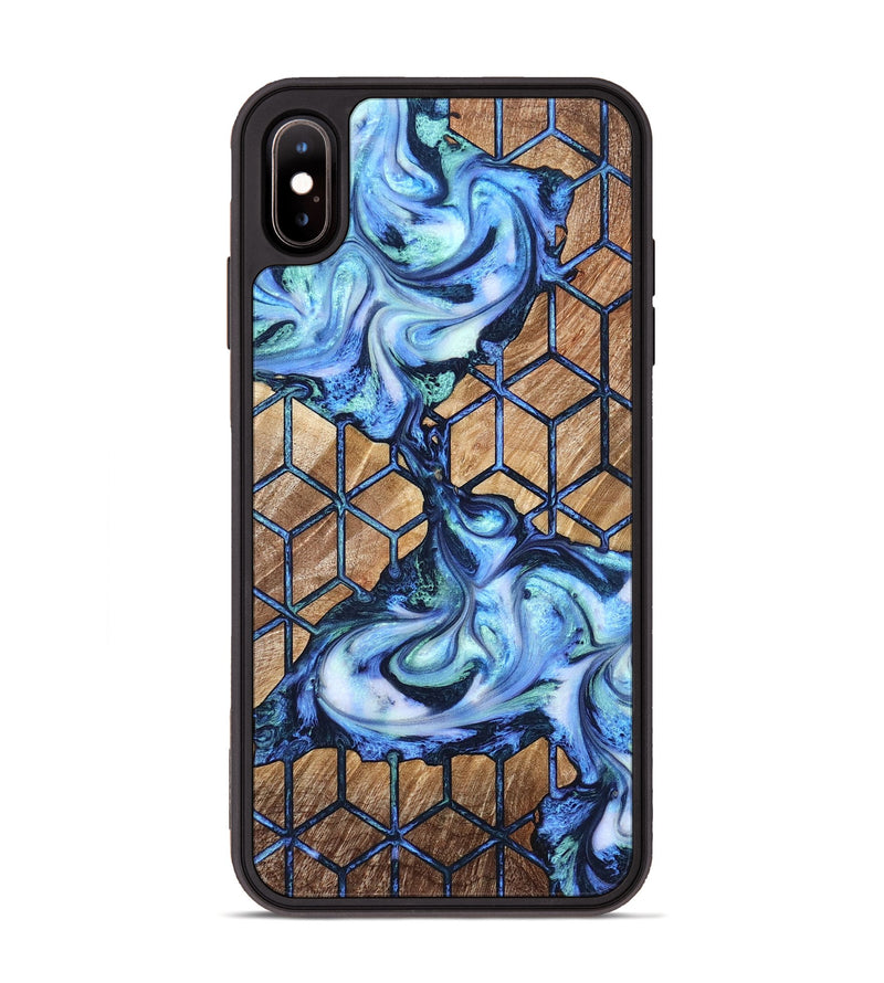 iPhone Xs Max Wood Phone Case - Jamya (Pattern, 821093)
