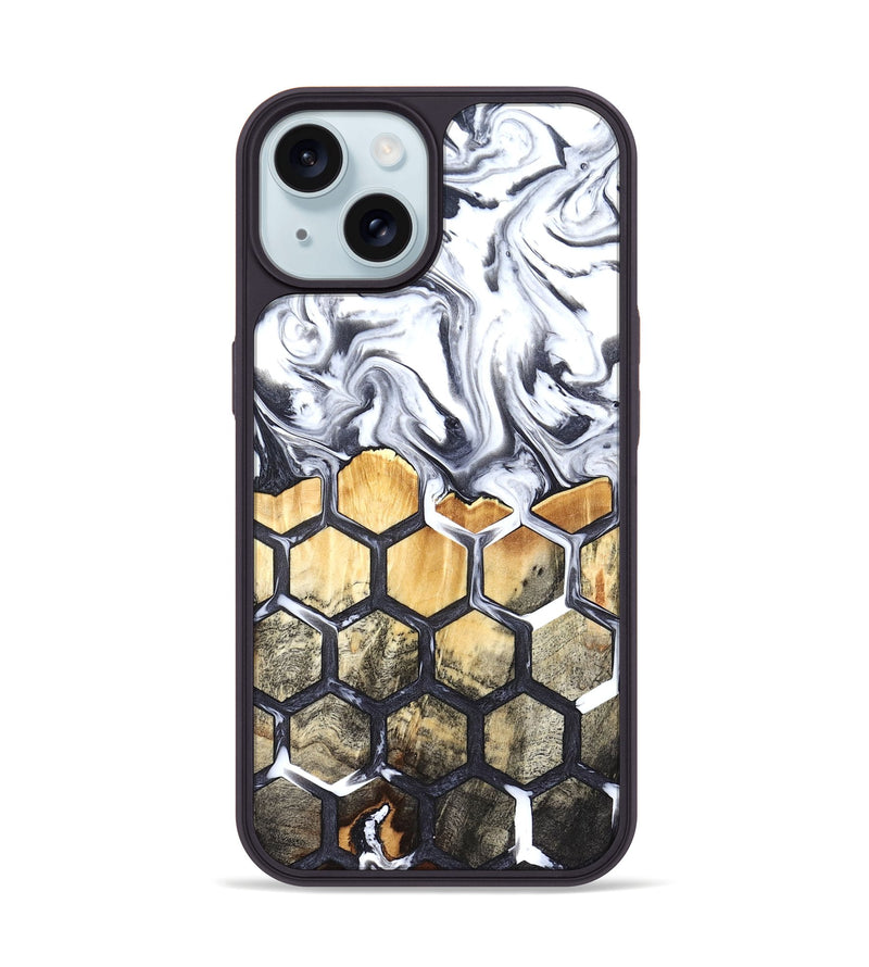 iPhone 15 Wood Phone Case - Yamilex (Pattern, 821096)