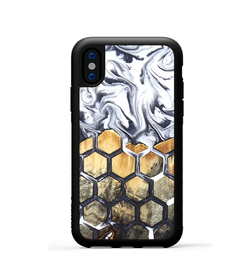 iPhone Xs Wood Phone Case - Yamilex (Pattern, 821096)
