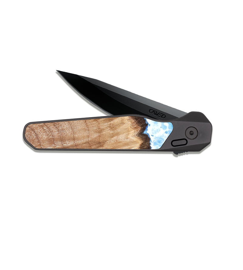 EDC Dark Slate Wood Pocket Knife - Neo (Coastal, 821101)