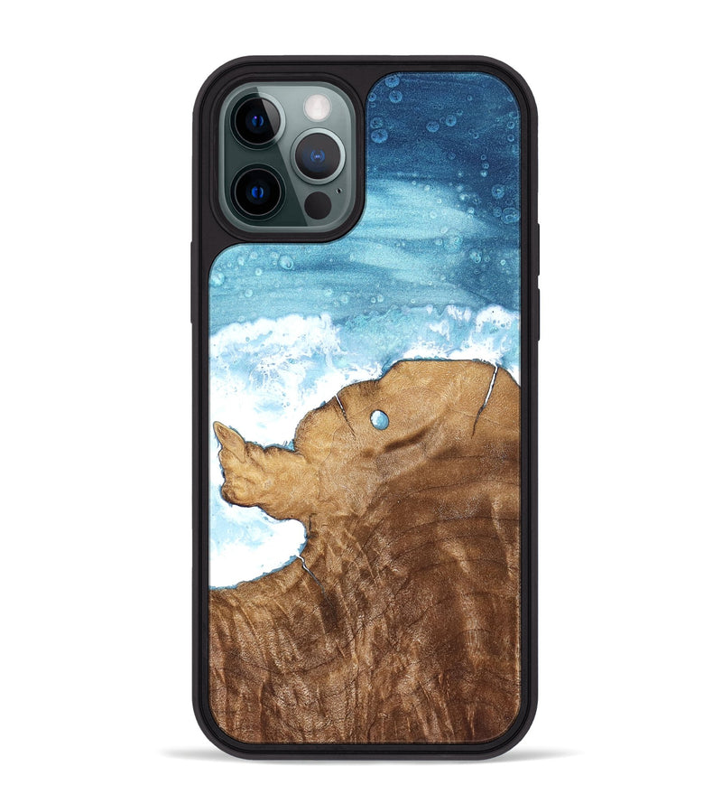 iPhone 12 Pro Max Wood Phone Case - Docia (Coastal, 821110)