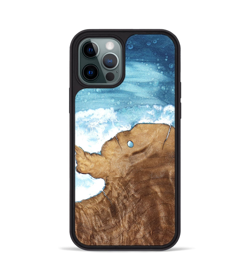 iPhone 12 Pro Wood Phone Case - Docia (Coastal, 821110)