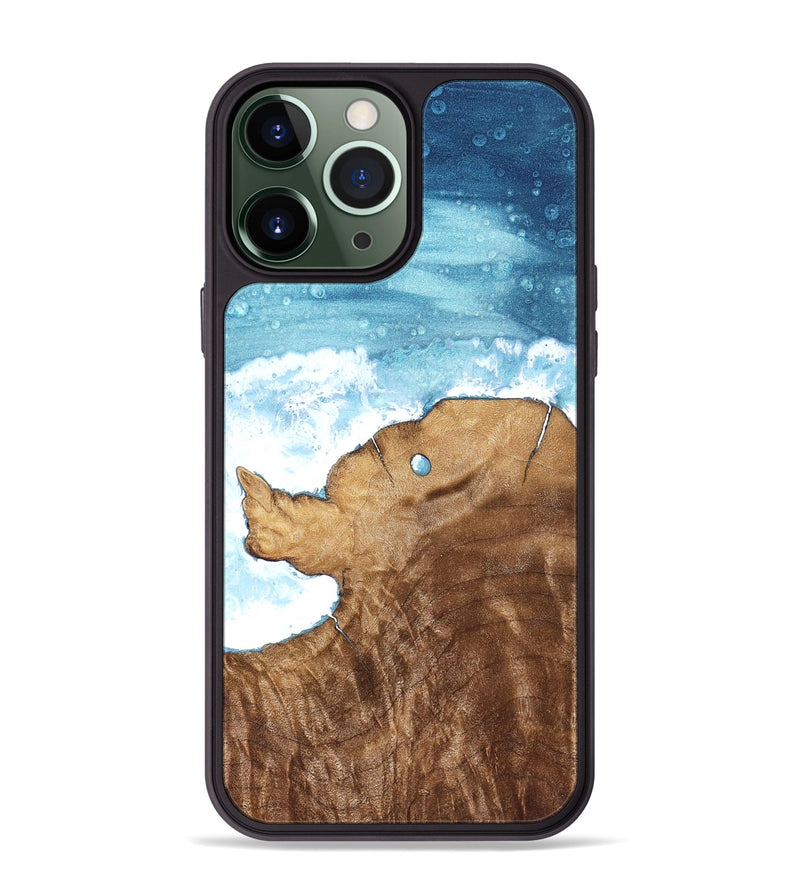 iPhone 13 Pro Max Wood Phone Case - Docia (Coastal, 821110)