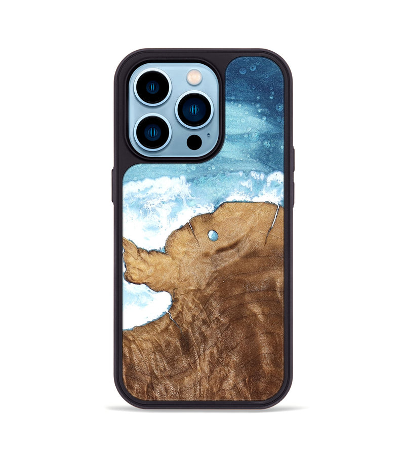 iPhone 14 Pro Wood Phone Case - Docia (Coastal, 821110)