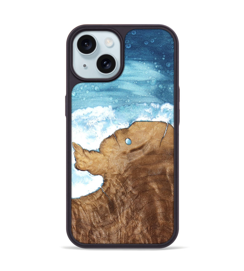 iPhone 15 Wood Phone Case - Docia (Coastal, 821110)