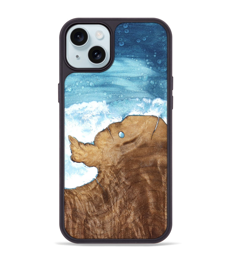 iPhone 15 Plus Wood Phone Case - Docia (Coastal, 821110)