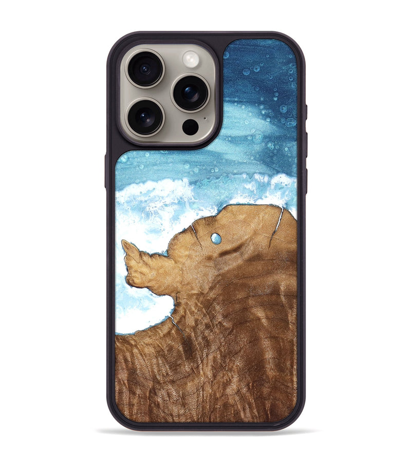 iPhone 15 Pro Max Wood Phone Case - Docia (Coastal, 821110)