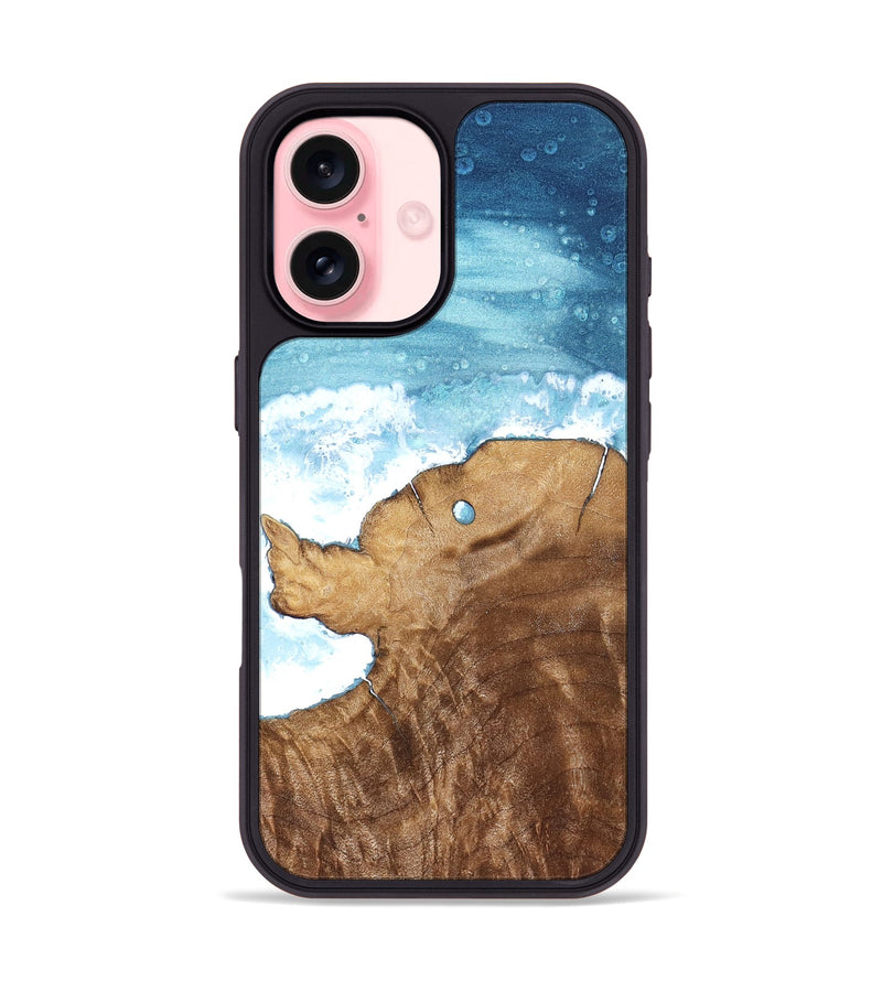 iPhone 16 Wood Phone Case - Docia (Coastal, 821110)