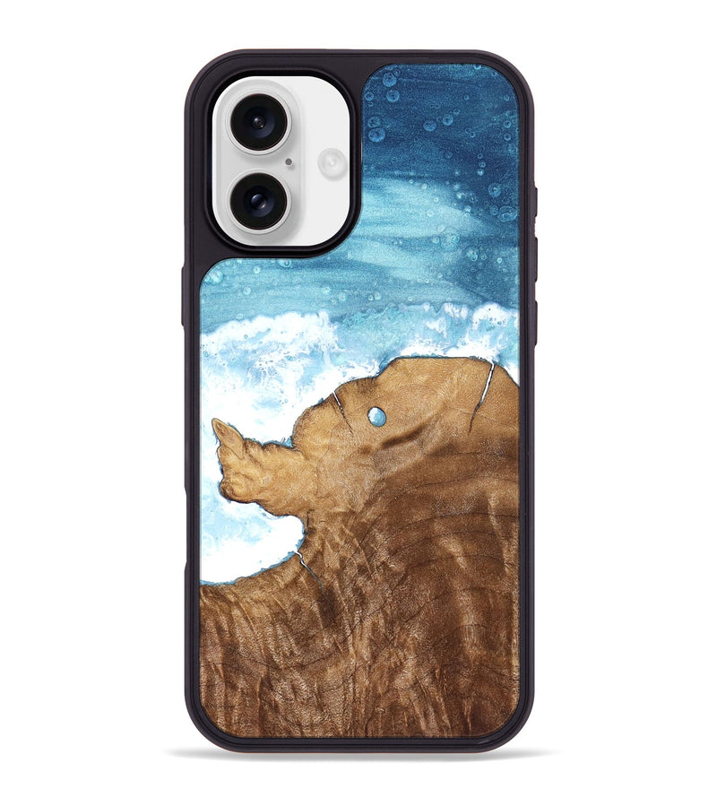 iPhone 16 Plus Wood Phone Case - Docia (Coastal, 821110)