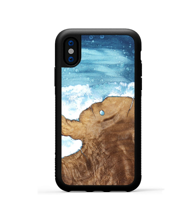 iPhone Xs Wood Phone Case - Docia (Coastal, 821110)