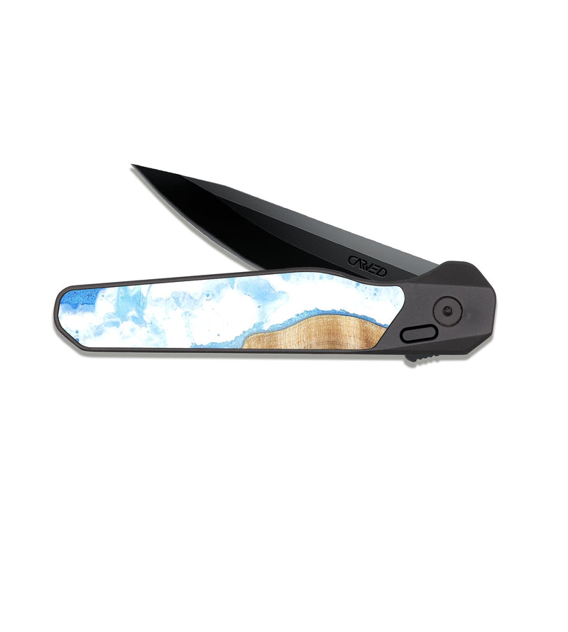 EDC Dark Slate Wood Pocket Knife - Norbert (Coastal, 821113)