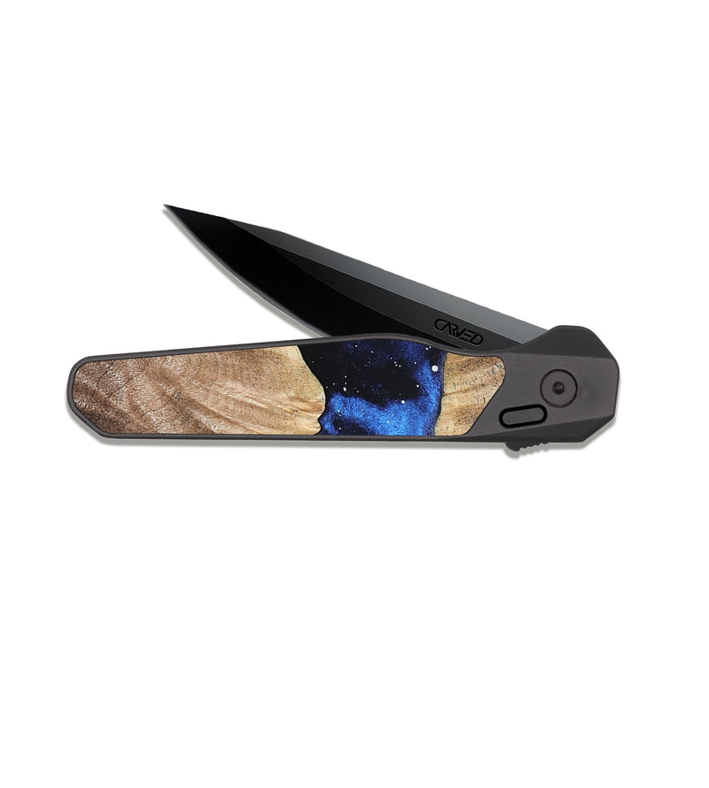 EDC Dark Slate Wood Pocket Knife - Diann (Cosmos, 821121)