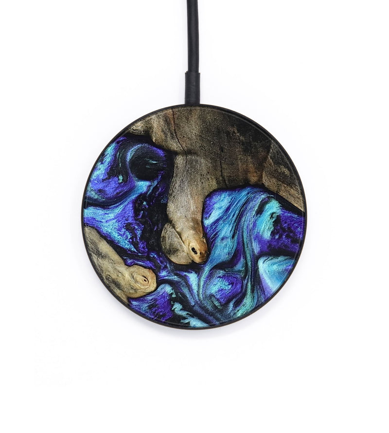 Circle Wood Wireless Charger - Riley (Purple, 821157)