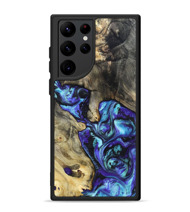 Galaxy S22 Ultra Wood Phone Case - Riley (Purple, 821157)