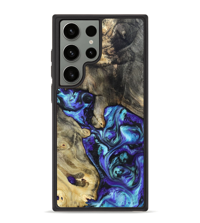 Galaxy S23 Ultra Wood Phone Case - Riley (Purple, 821157)