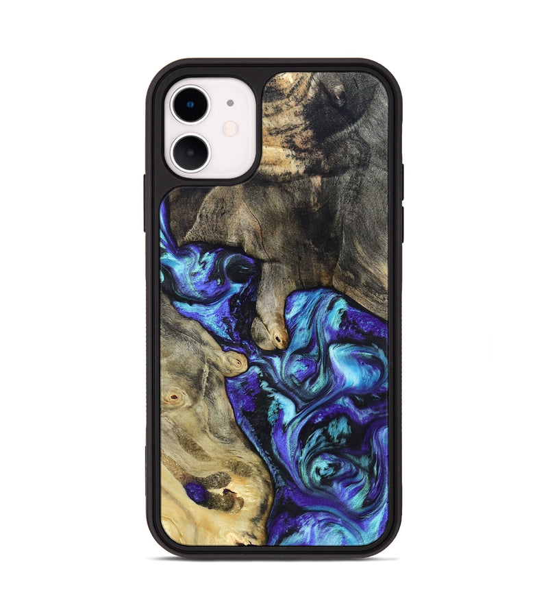 iPhone 11 Wood Phone Case - Riley (Purple, 821157)