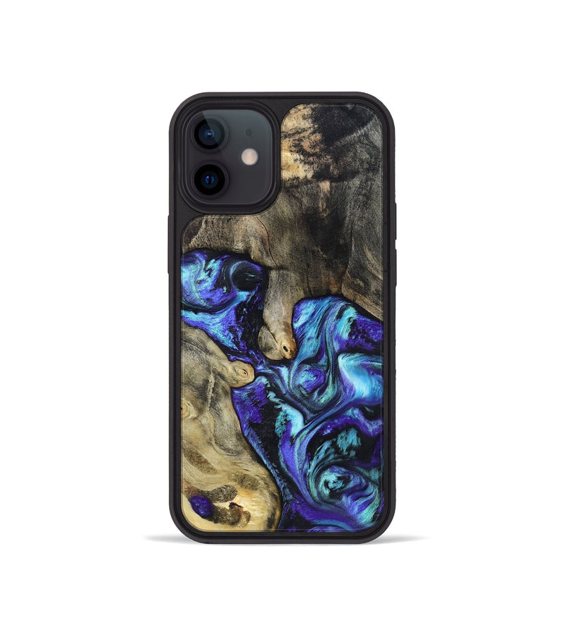 iPhone 12 mini Wood Phone Case - Riley (Purple, 821157)