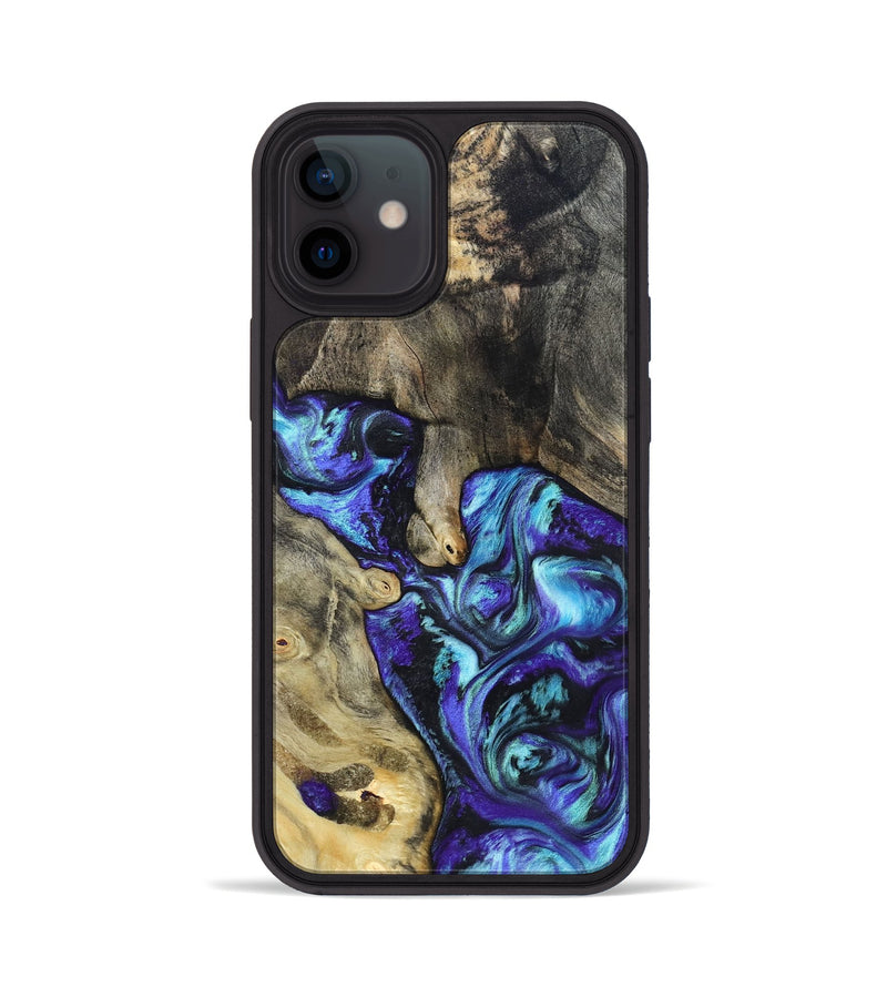 iPhone 12 Wood Phone Case - Riley (Purple, 821157)
