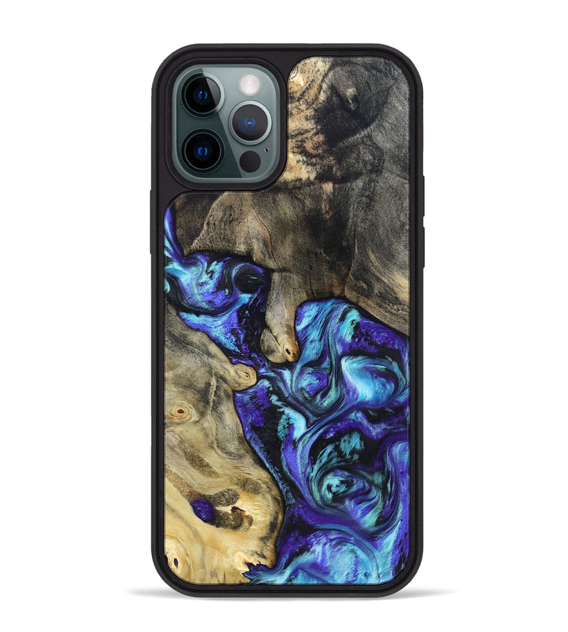 iPhone 12 Pro Max Wood Phone Case - Riley (Purple, 821157)