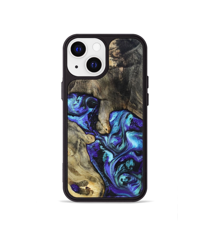 iPhone 13 mini Wood Phone Case - Riley (Purple, 821157)