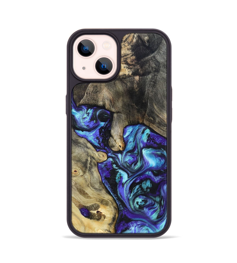 iPhone 14 Wood Phone Case - Riley (Purple, 821157)