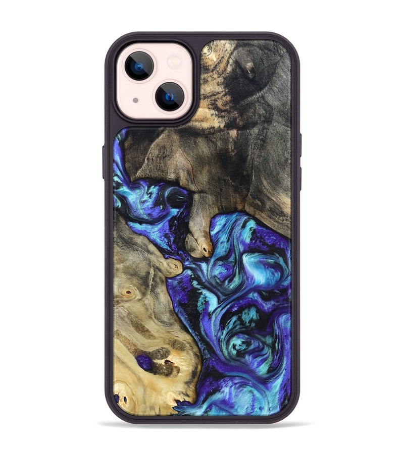 iPhone 14 Plus Wood Phone Case - Riley (Purple, 821157)