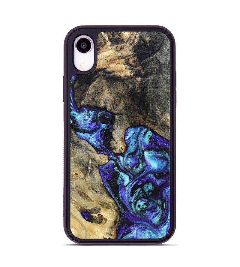 iPhone Xr Wood Phone Case - Riley (Purple, 821157)