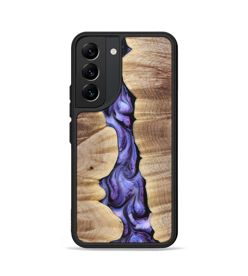 Galaxy S22 Wood Phone Case - Mavis (Purple, 821158)