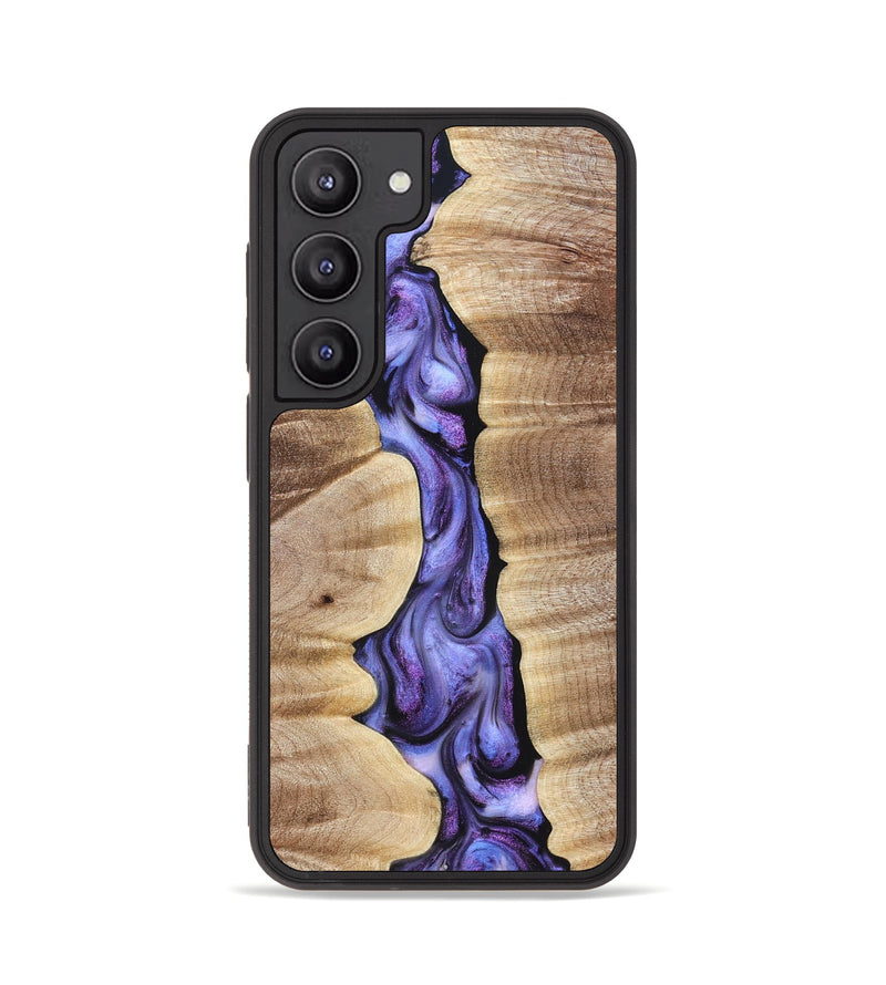 Galaxy S23 Wood Phone Case - Mavis (Purple, 821158)