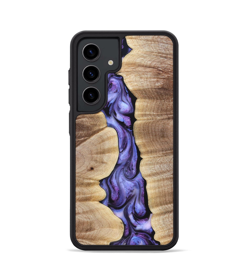 Galaxy S24 Wood Phone Case - Mavis (Purple, 821158)
