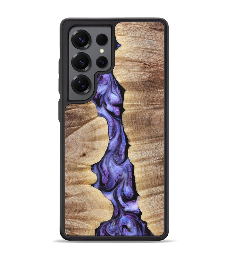 Galaxy S25 Ultra Wood Phone Case - Mavis (Purple, 821158)