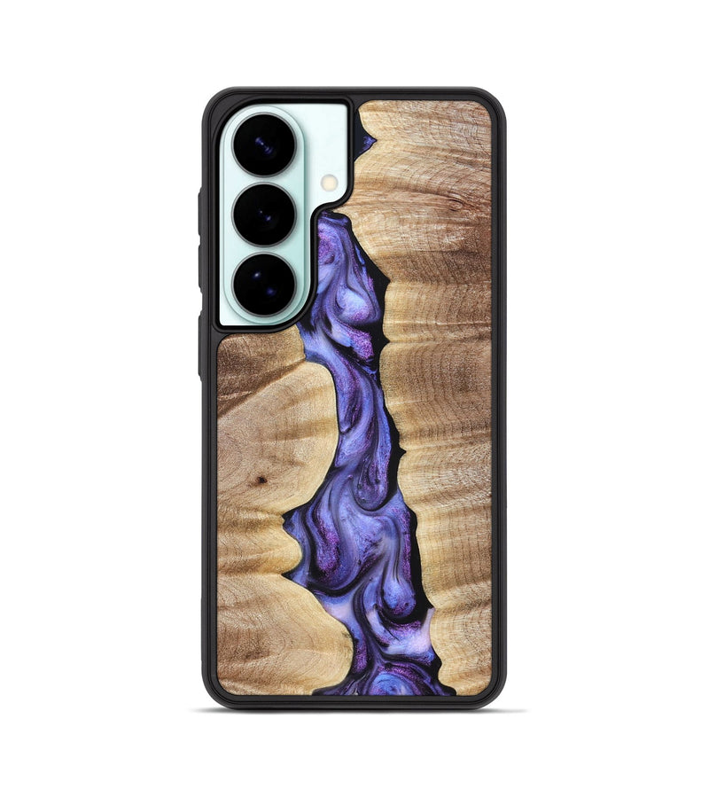 Galaxy S26 Wood Phone Case - Mavis (Purple, 821158)