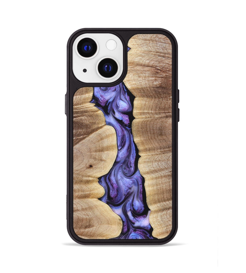 iPhone 13 Wood Phone Case - Mavis (Purple, 821158)
