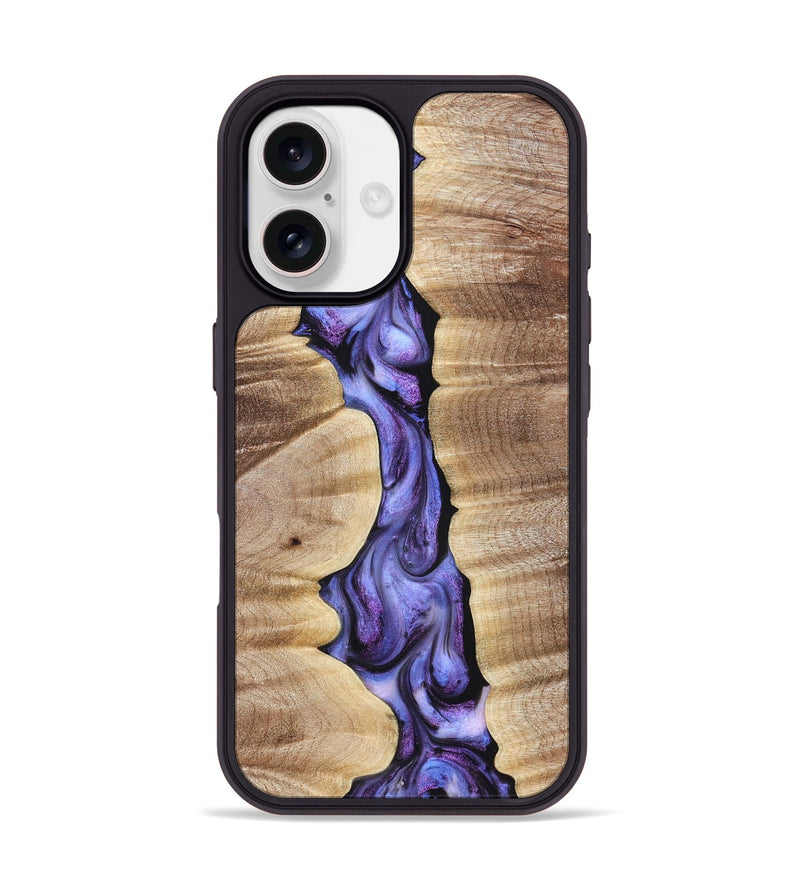 iPhone 17 Wood Phone Case - Mavis (Purple, 821158)