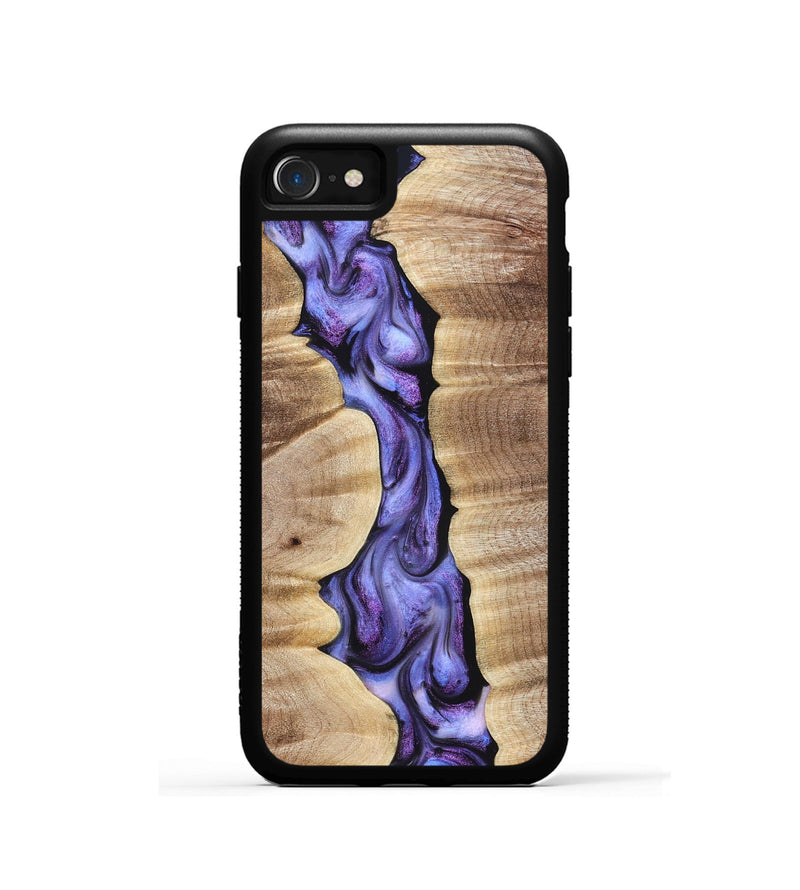 iPhone SE Wood Phone Case - Mavis (Purple, 821158)