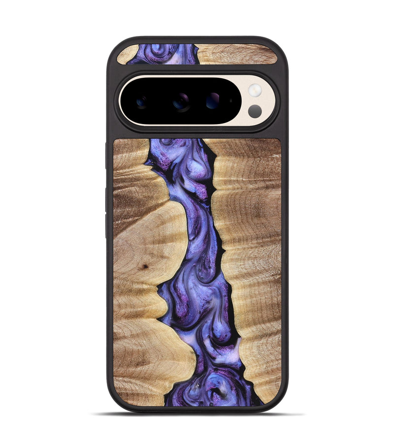 Pixel 10 Wood Phone Case - Mavis (Purple, 821158)