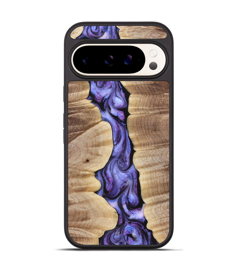 Pixel 9 Pro Wood Phone Case - Mavis (Purple, 821158)