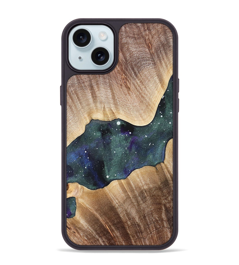 iPhone 15 Plus Wood Phone Case - Kevon (Cosmos, 821161)