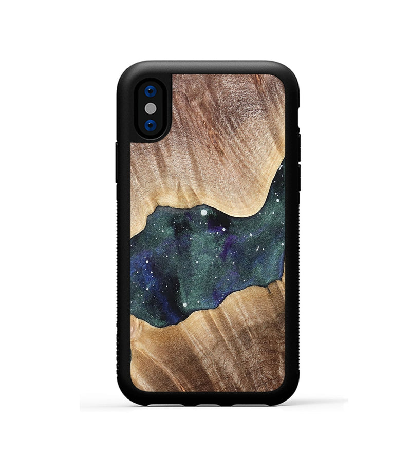 iPhone Xs Wood Phone Case - Kevon (Cosmos, 821161)