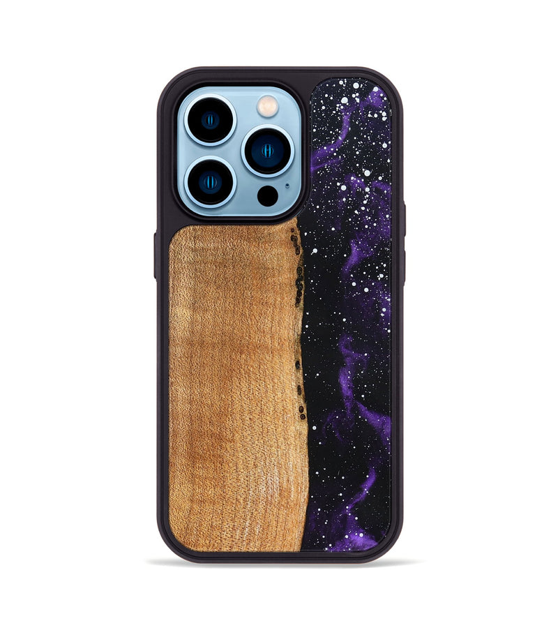 iPhone 14 Pro Wood Phone Case - Felecia (Cosmos, 821165)