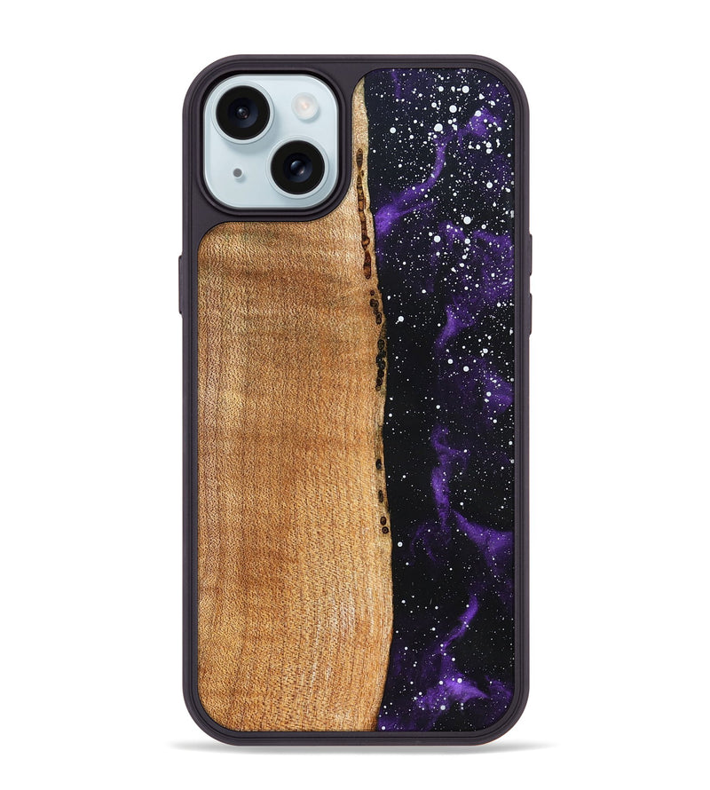 iPhone 15 Plus Wood Phone Case - Felecia (Cosmos, 821165)
