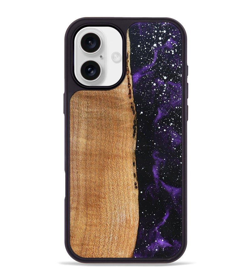 iPhone 16 Plus Wood Phone Case - Felecia (Cosmos, 821165)