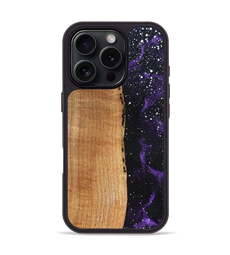 iPhone 16 Pro Wood Phone Case - Felecia (Cosmos, 821165)