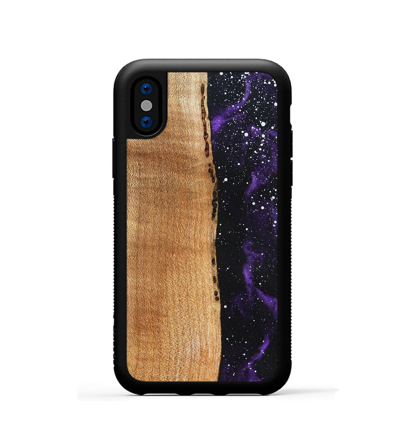 iPhone Xs Wood Phone Case - Felecia (Cosmos, 821165)