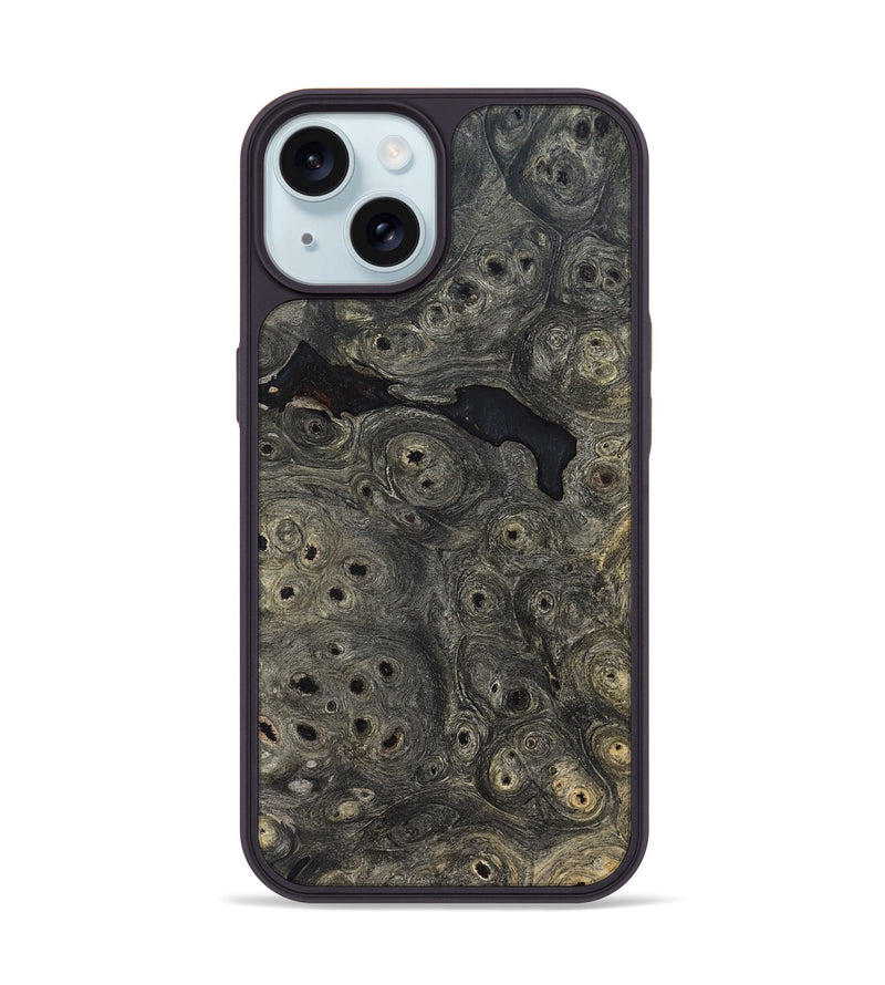 iPhone 15 Wood Phone Case - Breann (Wood Burl, 821170)
