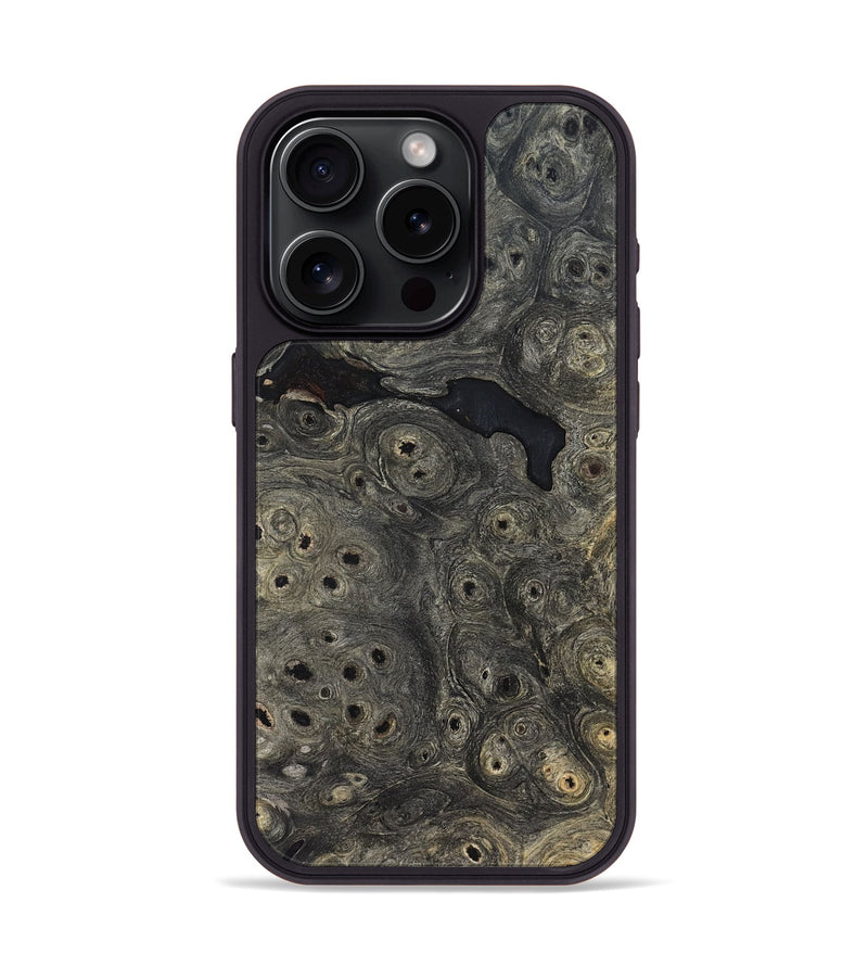 iPhone 15 Pro Wood Phone Case - Breann (Wood Burl, 821170)